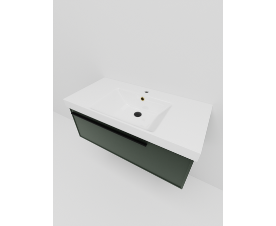 Тумба под раковину La Fenice Elba Grigio серо-зеленая 100_, изображение 3