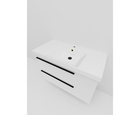 Тумба под раковину La Fenice Elba Bianco TWIN белая 80_, изображение 3
