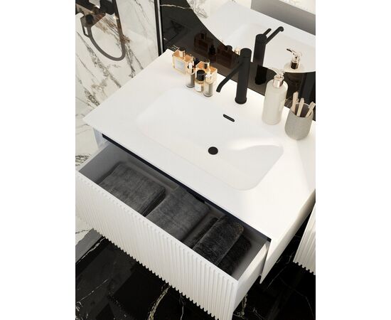 Тумба под раковину La Fenice La Fenice Terra Bianco белая 80_, изображение 4