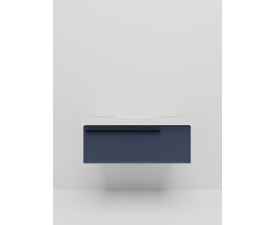 Тумба под раковину La Fenice Elba Blu Grigio синяя 100_, изображение 2