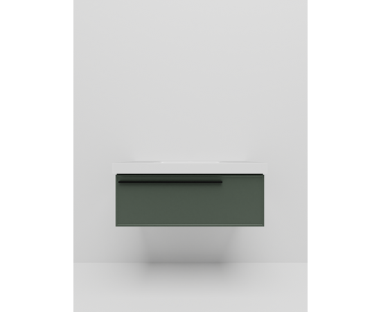 Тумба под раковину La Fenice Elba Grigio серо-зеленая 100_, изображение 2
