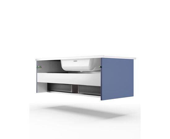 Тумба под раковину La Fenice La Fenice Terra Blu Grigio синяя 100_, изображение 3