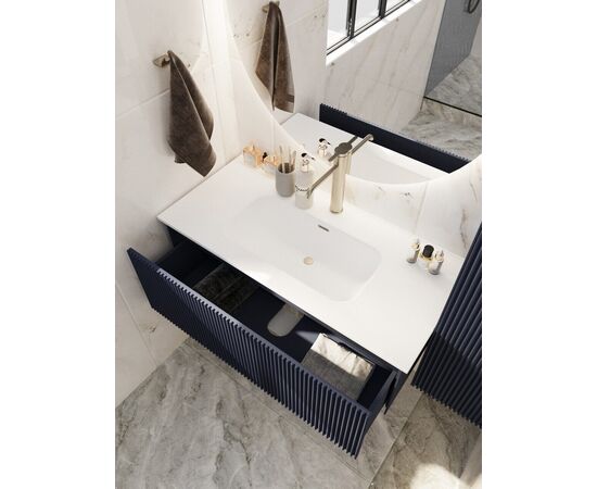 Тумба под раковину La Fenice La Fenice Terra Blu Grigio синяя 100_, изображение 5