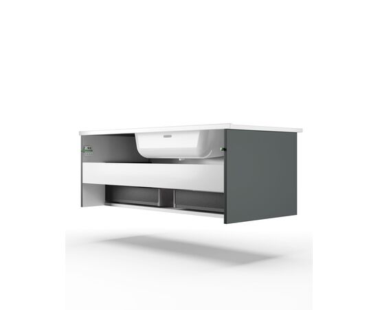 Тумба под раковину La Fenice La Fenice Terra Grigio серо-зеленая 100_, изображение 3