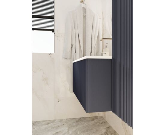 Тумба под раковину La Fenice La Fenice Terra Blu Grigio синяя 80_, изображение 7