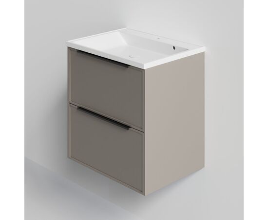 Тумба под раковину La Fenice SIMPLA Cappuccino TWIN бежевая 80_