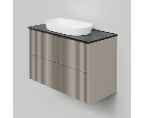 Тумба под раковину La Fenice La Fenice Terra Twin Cappuccino 100 см бежевая матовая_, изображение 2