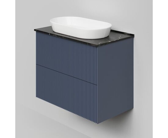 Тумба под раковину La Fenice La Fenice Terra Twin Blu Grigio 80 см синяя матовая_, изображение 2