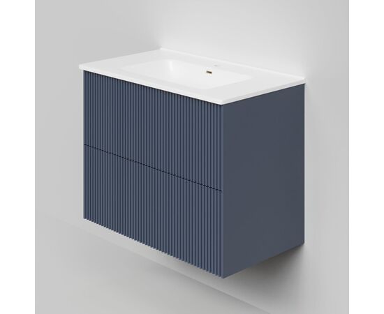 Тумба под раковину La Fenice La Fenice Terra Twin Blu Grigio 80 см синяя матовая_, изображение 3