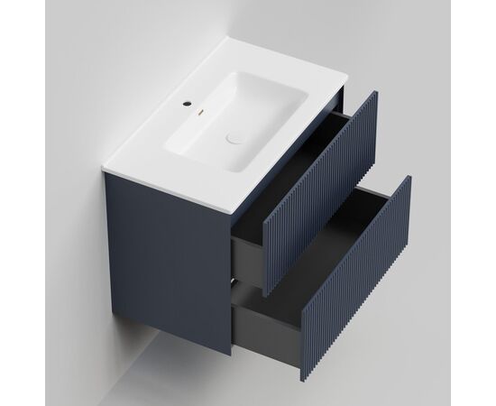 Тумба под раковину La Fenice La Fenice Terra Twin Blu Grigio 80 см синяя матовая_, изображение 6