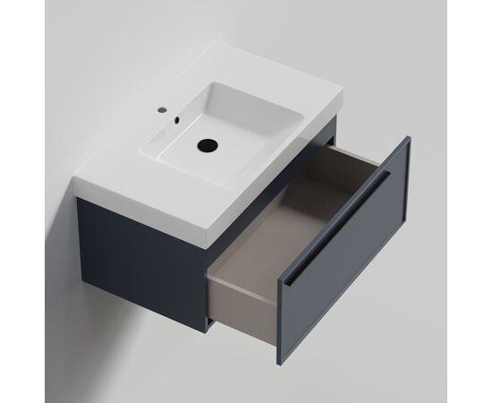 Тумба под раковину La Fenice Elba Blu Grigio синяя 80_, изображение 3