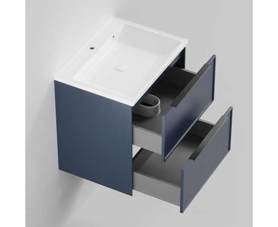 Тумба под раковину La Fenice SIMPLA Blu Grigio TWIN синяя 80_, изображение 2