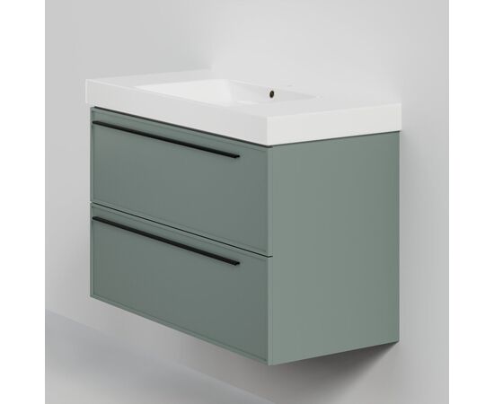 Тумба под раковину La Fenice Elba Grigio TWIN серо-зеленая 100_