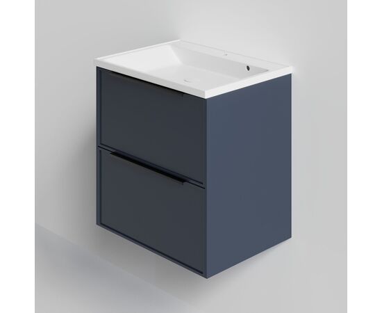 Тумба под раковину La Fenice SIMPLA Blu Grigio TWIN синяя 60_