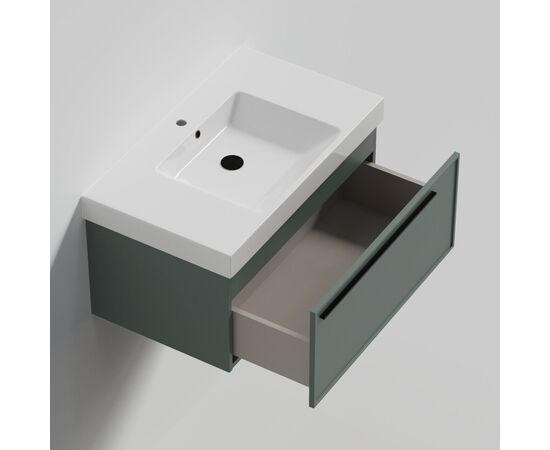 Тумба под раковину La Fenice Elba Grigio серо-зеленая 80_, изображение 5