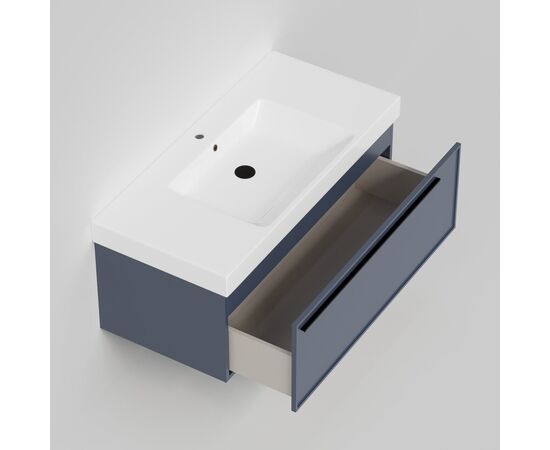 Тумба под раковину La Fenice Elba Blu Grigio синяя 100_, изображение 5