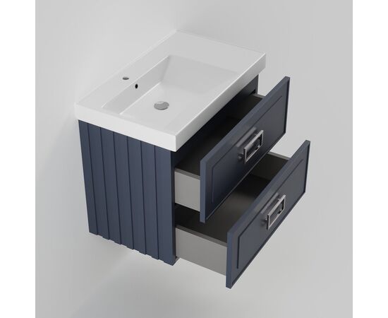 Тумба под раковину La Fenice Cubo Blu Grigio TWIN синяя 80_, изображение 5