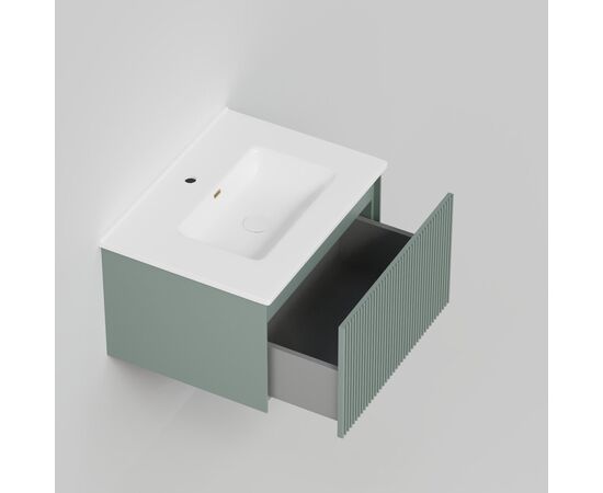 Тумба под раковину La Fenice TERRA Grigio серо-зеленая 60_, изображение 2