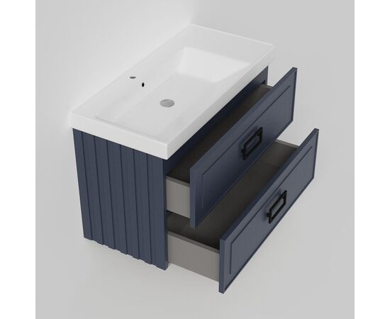 Тумба под раковину La Fenice Cubo Blu Grigio TWIN синяя 100_, изображение 2