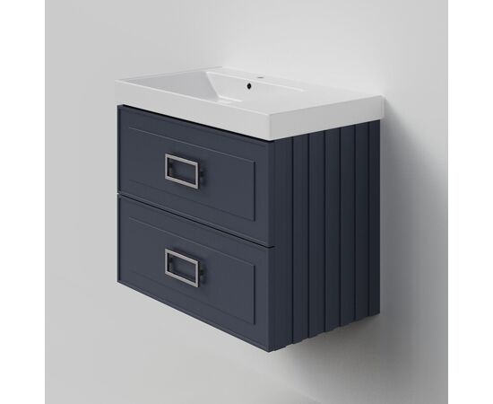 Тумба под раковину La Fenice Cubo Blu Grigio TWIN синяя 80_