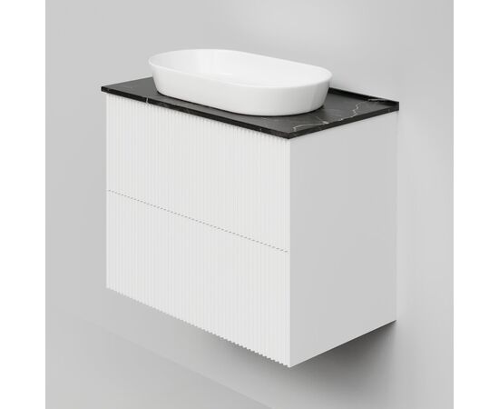 Тумба под раковину La Fenice La Fenice Terra Twin Bianco 80 см белая матовая_, изображение 3