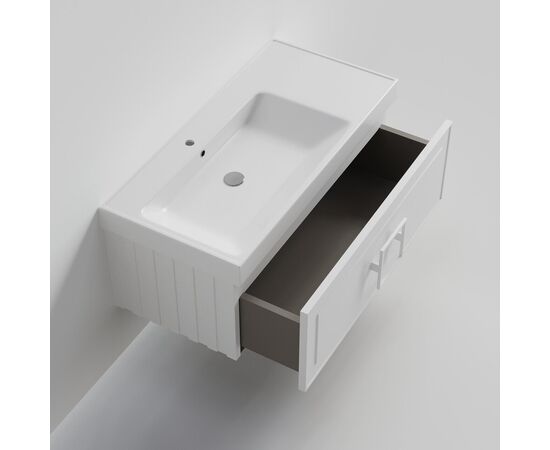 Тумба под раковину La Fenice Cubo Bianco белая 100_, изображение 5