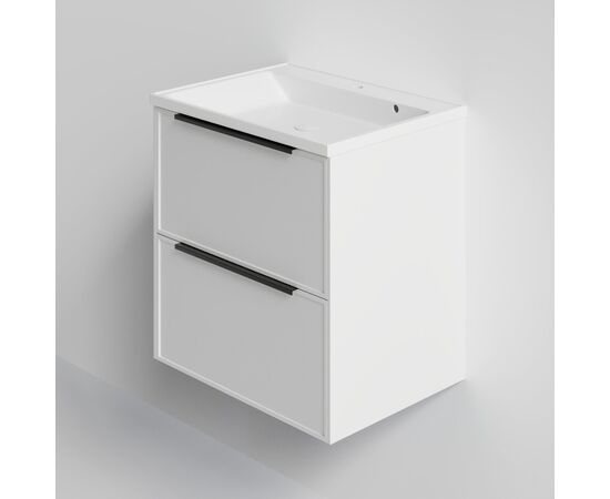 Тумба под раковину La Fenice SIMPLA Bianco TWIN белая 80_