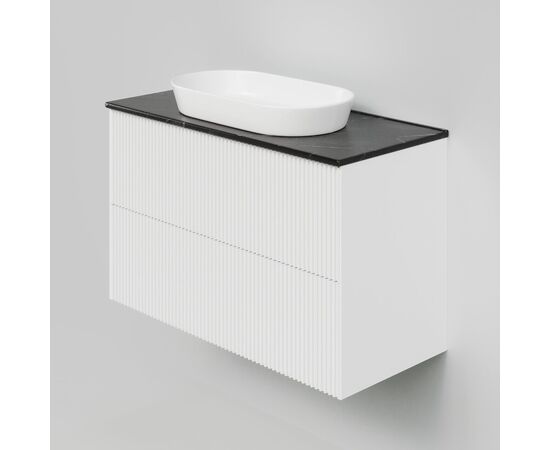 Тумба под раковину La Fenice La Fenice Terra Twin Bianco 100 см белая матовая_, изображение 2