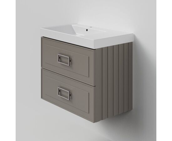 Тумба под раковину La Fenice Cubo Cappuccino TWIN бежевая 80_