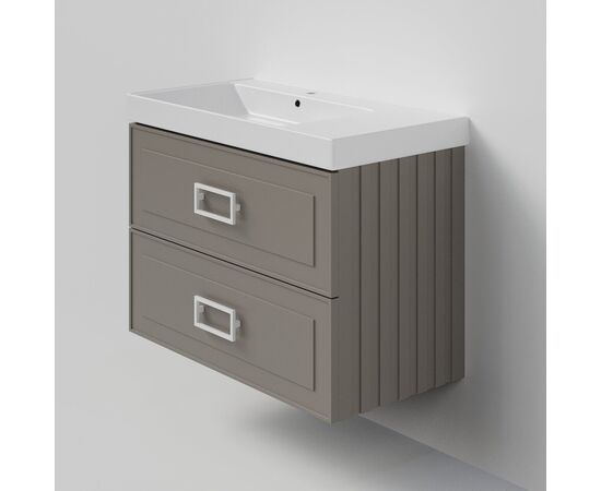 Тумба под раковину La Fenice Cubo Cappuccino TWIN бежевая 90_