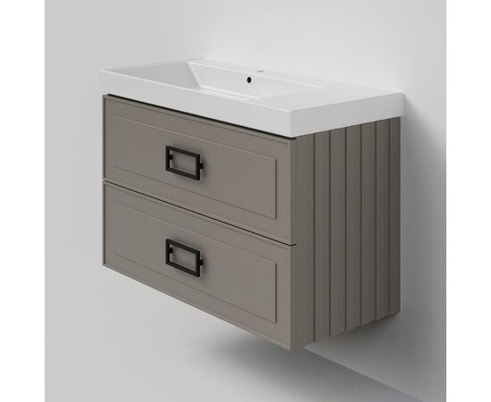Тумба под раковину La Fenice Cubo Cappuccino TWIN бежевая 100_
