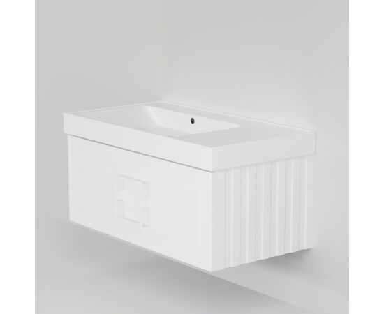 Тумба под раковину La Fenice Cubo Bianco белая 90_