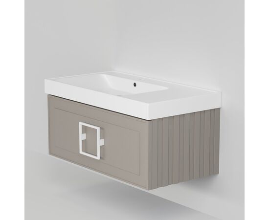 Тумба под раковину La Fenice Cubo Cappuccino бежевая 90_