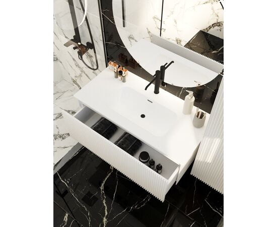 Тумба под раковину La Fenice La Fenice Terra Bianco белая 100_, изображение 4