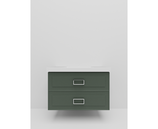 Тумба под раковину La Fenice Cubo Grigio TWIN серо-зеленая 100_, изображение 2