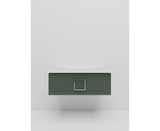 Тумба под раковину La Fenice Cubo Grigio серо-зеленая 100_, изображение 2