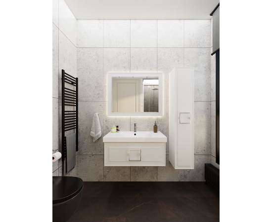 Тумба под раковину La Fenice Cubo Bianco белая 80_, изображение 6
