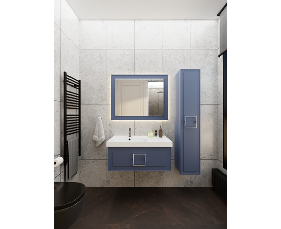 Тумба под раковину La Fenice Cubo Blu Grigio синяя 90_, изображение 6