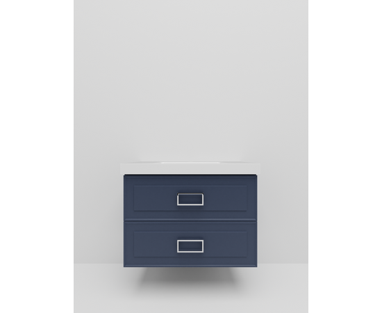 Тумба под раковину La Fenice Cubo Blu Grigio TWIN синяя 80_, изображение 2