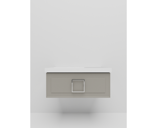 Тумба под раковину La Fenice Cubo Cappuccino бежевая 90_, изображение 2