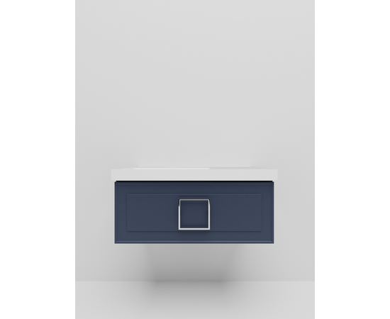 Тумба под раковину La Fenice Cubo Blu Grigio синяя 90_, изображение 2