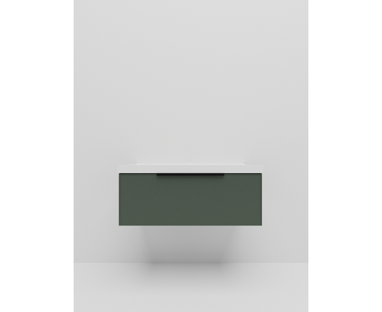 Тумба под раковину La Fenice SIMPLA Grigio серо-зеленая 100_, изображение 2