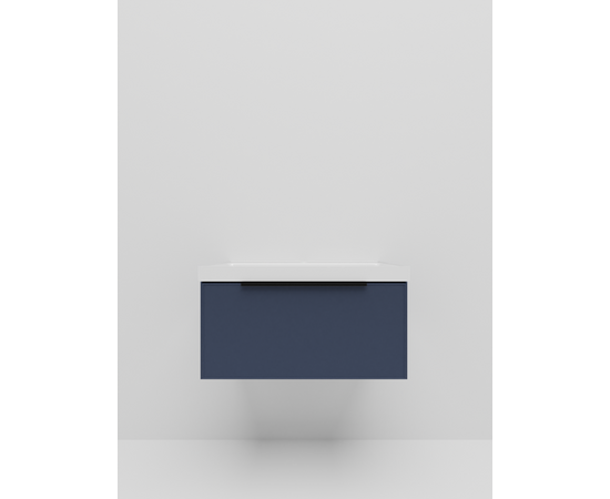 Тумба под раковину La Fenice SIMPLA Blu Grigio синяя 80_, изображение 2