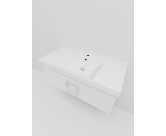 Тумба под раковину La Fenice Cubo Bianco белая 100_, изображение 3