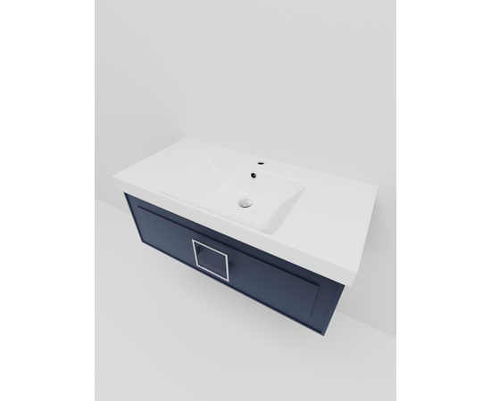 Тумба под раковину La Fenice Cubo Blu Grigio синяя 100_, изображение 3