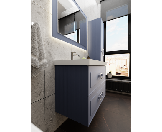 Тумба под раковину La Fenice Cubo Blu Grigio TWIN синяя 90_, изображение 7
