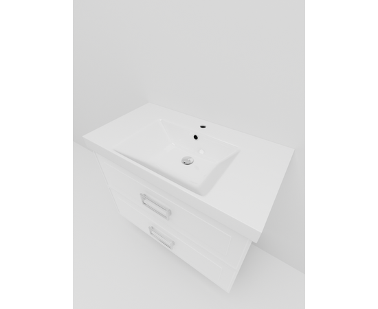 Тумба под раковину La Fenice Cubo Bianco TWIN белая 80_, изображение 3