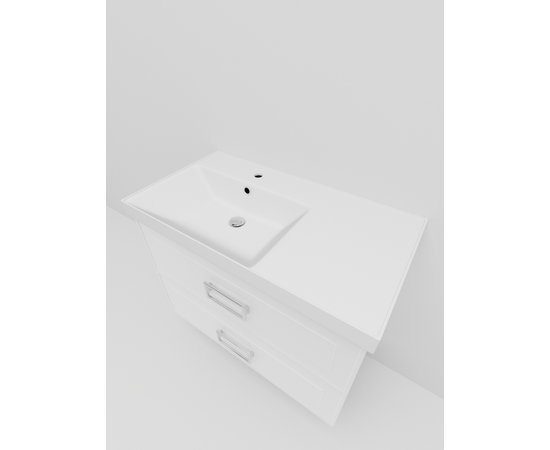 Тумба под раковину La Fenice Cubo Bianco TWIN белая 90_, изображение 3