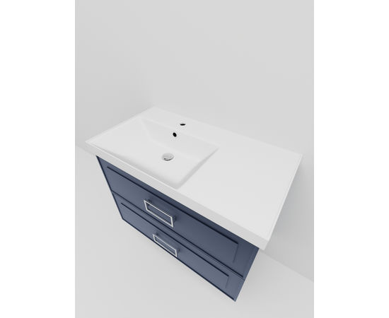 Тумба под раковину La Fenice Cubo Blu Grigio TWIN синяя 90_, изображение 3