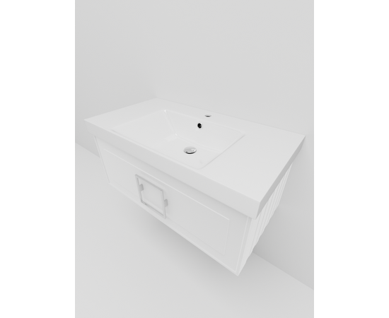 Тумба под раковину La Fenice Cubo Bianco белая 80_, изображение 2